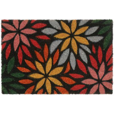 Tappetino in Cocco Relaxdays - Fiori, 60x40cm - Interno/Esterno Tappetino in Cocco Relaxdays - Fiori, 60x40cm - Interno/Esterno