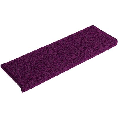 VIDAXL Tappetini Per Scale 15 Pz 65x21x4 Cm Rosa Bordo Rettangolare VIDAXL Tappetini Per Scale 15 Pz 65x21x4 Cm Rosa Bordo Rettangolare