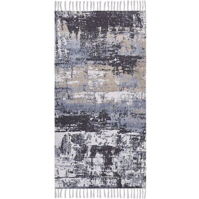 Tappeto Multicolore in Poliestere e Cotone 80 x 150 cm Beliani Tappeto Multicolore in Poliestere e Cotone 80 x 150 cm Beliani