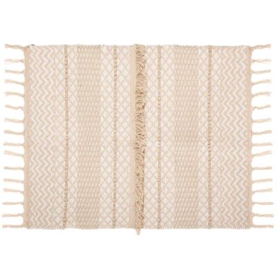 ATMOSPHERA Tappeto In Cotone Sabbia 60x90cm Créateur D'Intérieur ATMOSPHERA Tappeto In Cotone Sabbia 60x90cm Créateur D'Intérieur