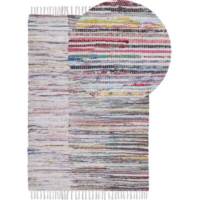 Tappeto multicolore in cotone Beliani 140x200 - Tappeto Tappeto multicolore in cotone Beliani 140x200 - Tappeto