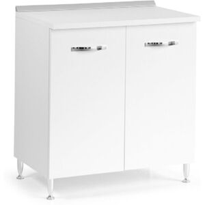 N.A. - Base Cucina 80x50xh85cm Bianco Frassinato N.A. - Base Cucina 80x50xh85cm Bianco Frassinato