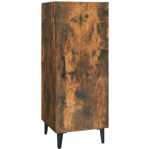 VIDAXL Credenza Rovere Fumo 34,5x34x90 Cm In Legno Multistrato VIDAXL Credenza Rovere Fumo 34,5x34x90 Cm In Legno Multistrato