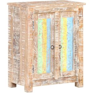 VIDAXL Credenza 61x35x76 Cm In Legno Grezzo Di Acacia - VIDAXL Credenza 61x35x76 Cm In Legno Grezzo Di Acacia -