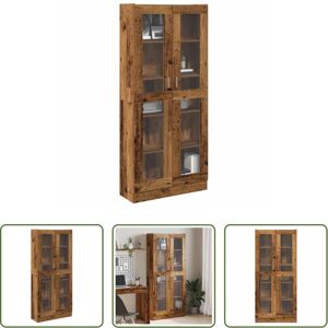 VIDAXL Credenza Antica - Credenza Legno Antico 82,5x30,5x185 Cm In Truciolato VIDAXL Credenza Antica - Credenza Legno Antico 82,5x30,5x185 Cm In Truciolato