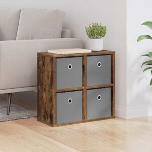 VIDAXL Credenza Con Cassetto Rovere Fumé 49,5 X 22 X 47 Cm VIDAXL Credenza Con Cassetto Rovere Fumé 49,5 X 22 X 47 Cm