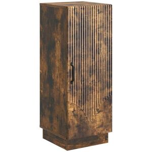 VIDAXL Credenza Rovere Fumo 33 X 34,5 X 87 Cm Legno Ingegnerizzato VIDAXL Credenza Rovere Fumo 33 X 34,5 X 87 Cm Legno Ingegnerizzato