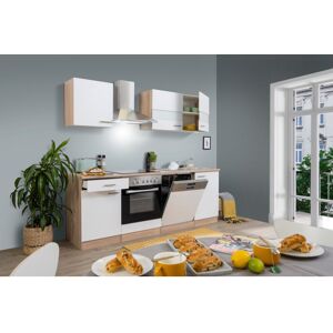 Respekta Cucina Blocco Cucina Blocco Cucina Componibile Rovere Bianco Merle 220 Cm Respecta Respekta Cucina Blocco Cucina Blocco Cucina Componibile Rovere Bianco Merle 220 Cm Respecta