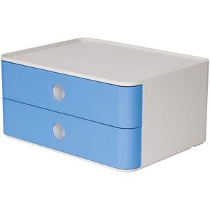 HAN 1120-84 - Smart-box Allison, Cassettiera Impilabile Con 2 Cassetti, Colore: Sky Blue HAN 1120-84 - Smart-box Allison, Cassettiera Impilabile Con 2 Cassetti, Colore: Sky Blue