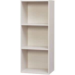 IRIS OHYAMA Armadietto, Libreria, Armadietto Con 3 Ripiani, Grande Capacità, Multifunzionale, Solido, Ufficio, Camera Da Letto, Soggiorno - Office Basic Rack Cx-3fn - Rovere Bianco - IRIS OHYAMA Armadietto, Libreria, Armadietto Con 3 Ripiani, Grande Capacità, Multifunzionale, Solido, Ufficio, Camera Da Letto, Soggiorno - Office Basic Rack Cx-3fn - Rovere Bianco -