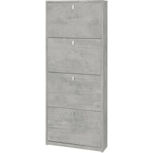 SARMOG Armadio scarpiera slim con 4 ripiani a ribalta. SARMOG Armadio scarpiera slim con 4 ripiani a ribalta.
