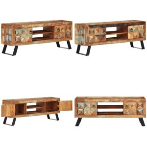 VIDAXL Mobile Porta Tv 112x30x45 Cm In Legno Massello Di Recupero - Mobile Tv Retro - Tv Stand In Legno Massello VIDAXL Mobile Porta Tv 112x30x45 Cm In Legno Massello Di Recupero - Mobile Tv Retro - Tv Stand In Legno Massello