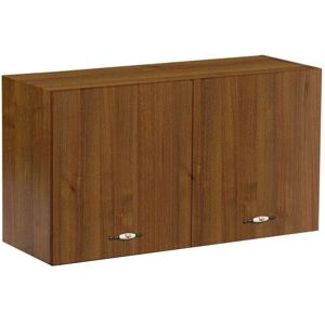 ARGONAUTA Mobile Sopracappa Doppia Anta 90 Cm Colore Noce Antico ARGONAUTA Mobile Sopracappa Doppia Anta 90 Cm Colore Noce Antico