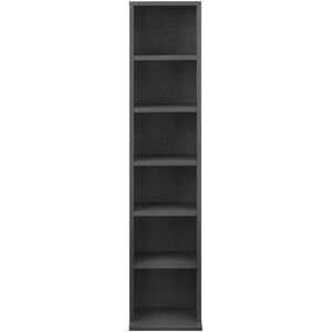 HELLOSHOP26 Torre Cd Scaffale Per Cd/dvd 6 Superfici Di Appoggio 90 X 20 X 20 Cm Mdf Melaminico Grigio Scuro 030001679 HELLOSHOP26 Torre Cd Scaffale Per Cd/dvd 6 Superfici Di Appoggio 90 X 20 X 20 Cm Mdf Melaminico Grigio Scuro 030001679