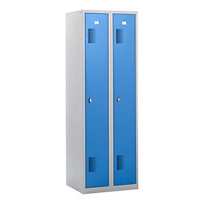 EUROKRAFTBASIC Eurokraft Basic Armadietto Amsterdam 2 Scomparti Grigio EUROKRAFTBASIC Eurokraft Basic Armadietto Amsterdam 2 Scomparti Grigio