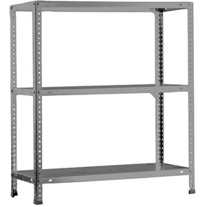 SIMONRACK Scaffale Portaoggetti, 1000x1000x300 Mm, 3 Ripiani, Capacità Di Carico E Punto Di Flessione 75 Kg, Metallo, Scaffale Da Garage, Grigio - Advantage SIMONRACK Scaffale Portaoggetti, 1000x1000x300 Mm, 3 Ripiani, Capacità Di Carico E Punto Di Flessione 75 Kg, Metallo, Scaffale Da Garage, Grigio - Advantage