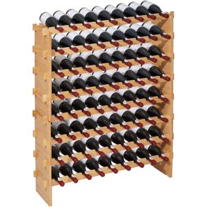 VEVOR Scaffale Autoportante Portabottiglie Per Cucina Per 72 Bottiglie 8 Ripiani, Con Capacita Di Carico Totale Di 80 Kg, Anti-oscillazione, Porta Bottiglie Da Pavimento Per Cantina, Bar VEVOR Scaffale Autoportante Portabottiglie Per Cucina Per 72 Bottiglie 8 Ripiani, Con Capacita Di Carico Totale Di 80 Kg, Anti-oscillazione, Porta Bottiglie Da Pavimento Per Cantina, Bar