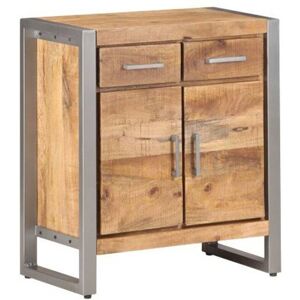 Credenza vidaXL - Legno di mango grezzo - 60x35x72 cm - Mobile contenitore Credenza vidaXL - Legno di mango grezzo - 60x35x72 cm - Mobile contenitore