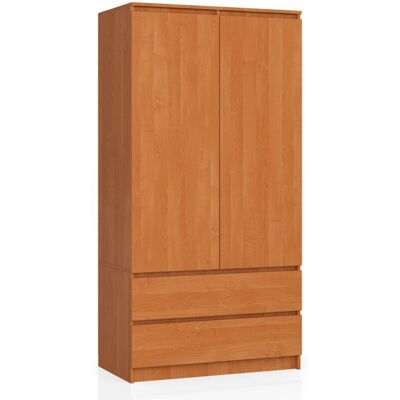 AKORD - Armadio S90 Ontano 90 Cm 2 Ante 2 Cassetti 90x51x180 Cm AKORD - Armadio S90 Ontano 90 Cm 2 Ante 2 Cassetti 90x51x180 Cm