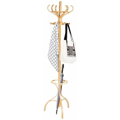 COSTWAY Appendiabiti Da Terra, Appendi Cappotti, Porta Cappotti Da Ingresso, 182 X 48 X 48 Cm (legno) COSTWAY Appendiabiti Da Terra, Appendi Cappotti, Porta Cappotti Da Ingresso, 182 X 48 X 48 Cm (legno)