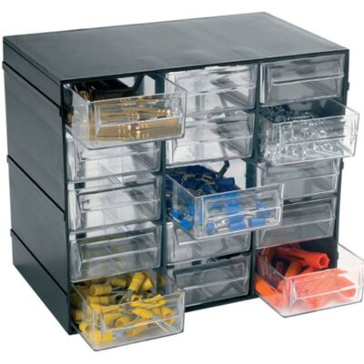 ARTPLAST Cassetta Cassettiera Portaminuteria Hobby 15 Scomparti Cassetti Minuteria ARTPLAST Cassetta Cassettiera Portaminuteria Hobby 15 Scomparti Cassetti Minuteria