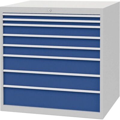 HP Autozubehör Armadio di cassetti - 8 cassetti - grigio chiaro/blu segnale - Storage Cabinet HP Autozubehör Armadio di cassetti - 8 cassetti - grigio chiaro/blu segnale - Storage Cabinet