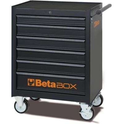 Beta Carrello Cassettiera Portautensili In Acciaio Con 6 Cassetti E Serratura Bloccaggio Colore Grigio Antracite - Beta Carrello Cassettiera Portautensili In Acciaio Con 6 Cassetti E Serratura Bloccaggio Colore Grigio Antracite -