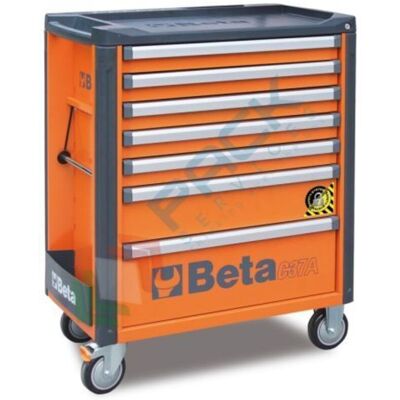 Beta C37a/7 Cassettiera Antiribaltamento 7 Cassetti - Arancione - Beta C37a/7 Cassettiera Antiribaltamento 7 Cassetti - Arancione -