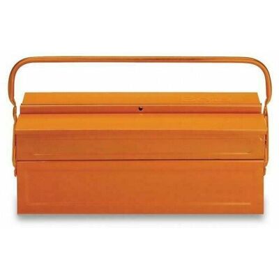 Beta Cassetta Porta Attrezzi Lunga In Metallo Con 3 Scomparti 55x22x16cm. - Beta Cassetta Porta Attrezzi Lunga In Metallo Con 3 Scomparti 55x22x16cm. -