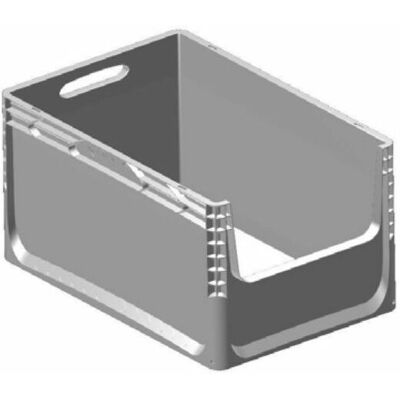 ARTPLAST Contenitore Industriale Grigio Chiaro 40x30x22 Cm ARTPLAST Contenitore Industriale Grigio Chiaro 40x30x22 Cm