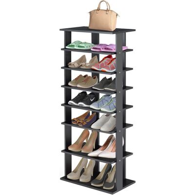 COSTWAY - Scarpiera Verticale A 7 Livelli, Organizer Per Scarpe In Stile Retrò, Con Pannello Rimovibile, Scaffale Per Scarpe Per Corridoio Ingresso Armadio, 45x25x110 Cm COSTWAY - Scarpiera Verticale A 7 Livelli, Organizer Per Scarpe In Stile Retrò, Con Pannello Rimovibile, Scaffale Per Scarpe Per Corridoio Ingresso Armadio, 45x25x110 Cm