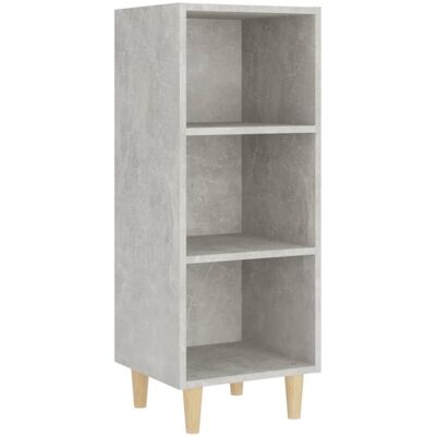 Credenza in multistrato effetto cemento - 34,5x32,5x90 cm Credenza in multistrato effetto cemento - 34,5x32,5x90 cm