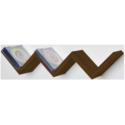 BAKAJI - Mensola Zig Zag Dimensioni 59x12x12 Cm In Colore Noce BAKAJI - Mensola Zig Zag Dimensioni 59x12x12 Cm In Colore Noce