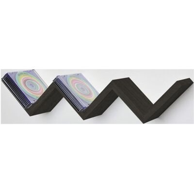 BAKAJI - Mensola Zig Zag Dimensioni 59x12x12 Cm In Colore Wengè BAKAJI - Mensola Zig Zag Dimensioni 59x12x12 Cm In Colore Wengè