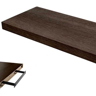 BAKAJI Mensola Wenge Rettangolare Scaffale 40x25x4 Cm BAKAJI Mensola Wenge Rettangolare Scaffale 40x25x4 Cm