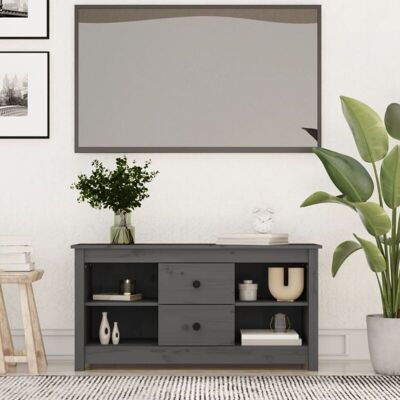 Mueble TV in Legno di Pino Massiccio vidaXL - Stile Rustico Moderno Mueble TV in Legno di Pino Massiccio vidaXL - Stile Rustico Moderno