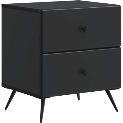 VIDAXL Armadio Da Notte Nero 43 X 34,5 X 47,5 Cm Legno Ingegnerizzato VIDAXL Armadio Da Notte Nero 43 X 34,5 X 47,5 Cm Legno Ingegnerizzato