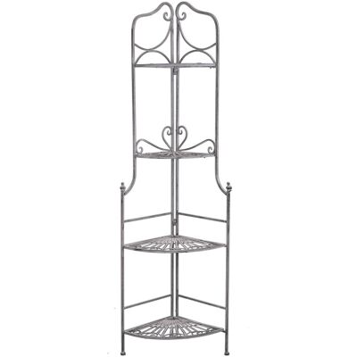 MILANI HOME - Dominique - Scaffale 4 Piani Stile Provenzale In Ferro Verniciato MILANI HOME - Dominique - Scaffale 4 Piani Stile Provenzale In Ferro Verniciato