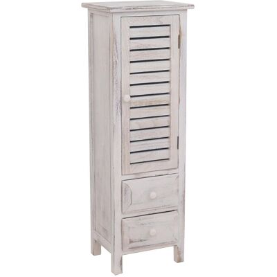 HHG Modello 90x30x25cm Comò Vintage Shabby Chic Bianco - Spazio di stoccaggio HHG Modello 90x30x25cm Comò Vintage Shabby Chic Bianco - Spazio di stoccaggio