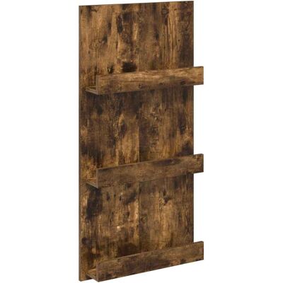 VIDAXL Scaffale Per Riviste Rovere Fumé 51 X 11 X 102 Cm VIDAXL Scaffale Per Riviste Rovere Fumé 51 X 11 X 102 Cm