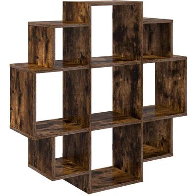 VIDAXL Scaffale Da Parete Rovere Fumo 90 X 25 X 90 Cm VIDAXL Scaffale Da Parete Rovere Fumo 90 X 25 X 90 Cm