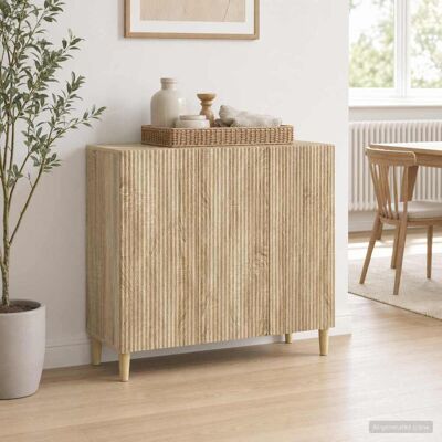 VIDAXL Credenza Rovere Sonoma 89 X 34,5 X 80 Cm Legno VIDAXL Credenza Rovere Sonoma 89 X 34,5 X 80 Cm Legno