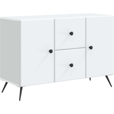 VIDAXL Credenza Bianco 89 X 34,5 X 60 Cm Legno Ingegnerizzato VIDAXL Credenza Bianco 89 X 34,5 X 60 Cm Legno Ingegnerizzato