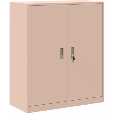VIDAXL Armadio Rosa 90 X 40 X 105 Cm Acciaio VIDAXL Armadio Rosa 90 X 40 X 105 Cm Acciaio
