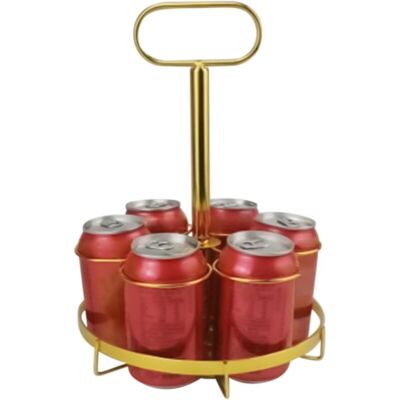 OEM Portabottiglie In Metallo Dorato Per 6 Bottiglie – Elegante Espositore Per Bar, Ristoranti E Feste OEM Portabottiglie In Metallo Dorato Per 6 Bottiglie – Elegante Espositore Per Bar, Ristoranti E Feste