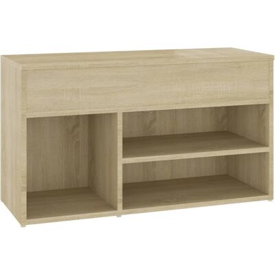 HELLOSHOP26 Panca Portascarpe/stivali Cassettiera Scaffale Mobiletto Portaoggetti Per Ingresso Legno Sonoma 80 X 30 X 45 Cm Legno Ingegnerizzato Marrone 020022946 HELLOSHOP26 Panca Portascarpe/stivali Cassettiera Scaffale Mobiletto Portaoggetti Per Ingresso Legno Sonoma 80 X 30 X 45 Cm Legno Ingegnerizzato Marrone 020022946