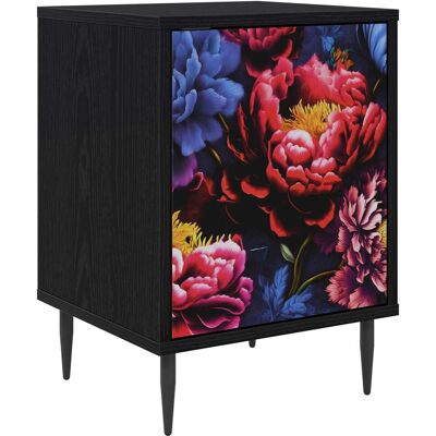 VIDAXL Armadio Da Notte Kiel Rovere Nero 36 X 33 X 51 Cm VIDAXL Armadio Da Notte Kiel Rovere Nero 36 X 33 X 51 Cm