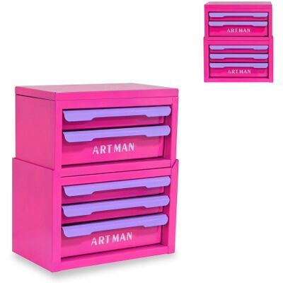 FOCTRO Organizzatore Da Scrivania A Cassetto, Strumento Magico Per Riordinare La Postazione Di Lavoro, Scaffale Per Riporre Articoli Da Ufficio, Mobiletto Per Cosmetici – Rosa Porpora, 2+3 Livelli FOCTRO Organizzatore Da Scrivania A Cassetto, Strumento Magico Per Riordinare La Postazione Di Lavoro, Scaffale Per Riporre Articoli Da Ufficio, Mobiletto Per Cosmetici – Rosa Porpora, 2+3 Livelli