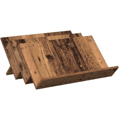 VIDAXL Scaffale Per Riviste Legno Vecchio 65 X 53 X 28,5 Cm VIDAXL Scaffale Per Riviste Legno Vecchio 65 X 53 X 28,5 Cm