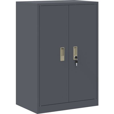 VIDAXL Armadio Antracite 60 X 40 X 90 Cm Acciaio VIDAXL Armadio Antracite 60 X 40 X 90 Cm Acciaio
